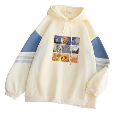 Van Gogh Oil Painting Hoodie: Classic art fashion from NSE Imports #1.